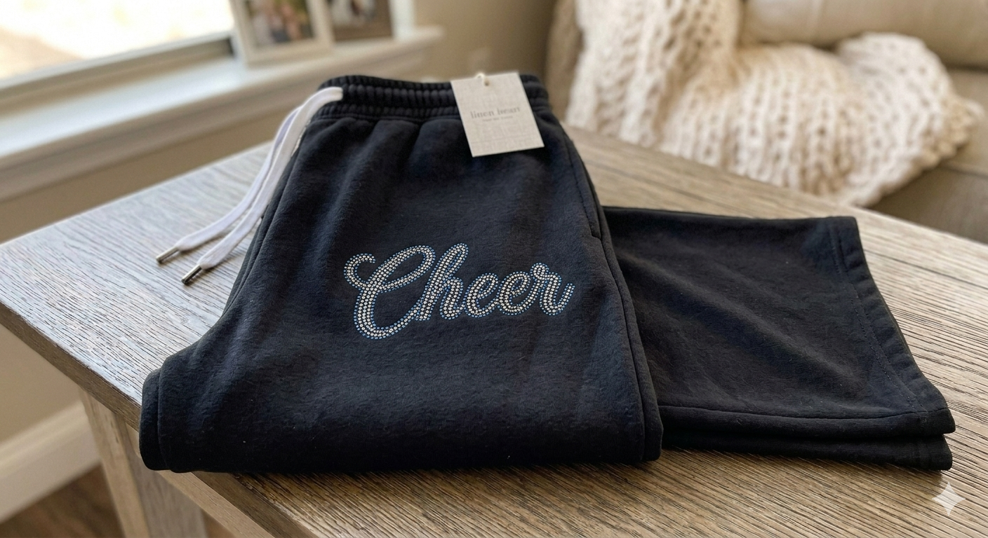 Wide leg sweatpants