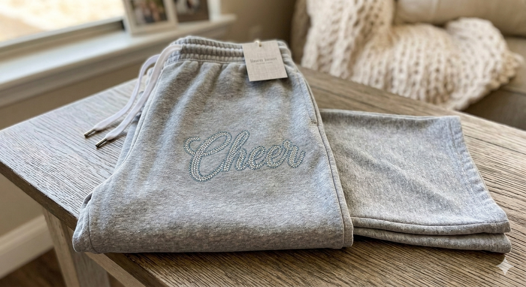 Wide leg sweatpants